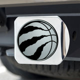 Toronto Raptors Hitch Cover Chrome on Chrome 3.4"x4" 