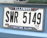 Illinois Fighting Illini License Plate Frame 6.25"x12.25" 