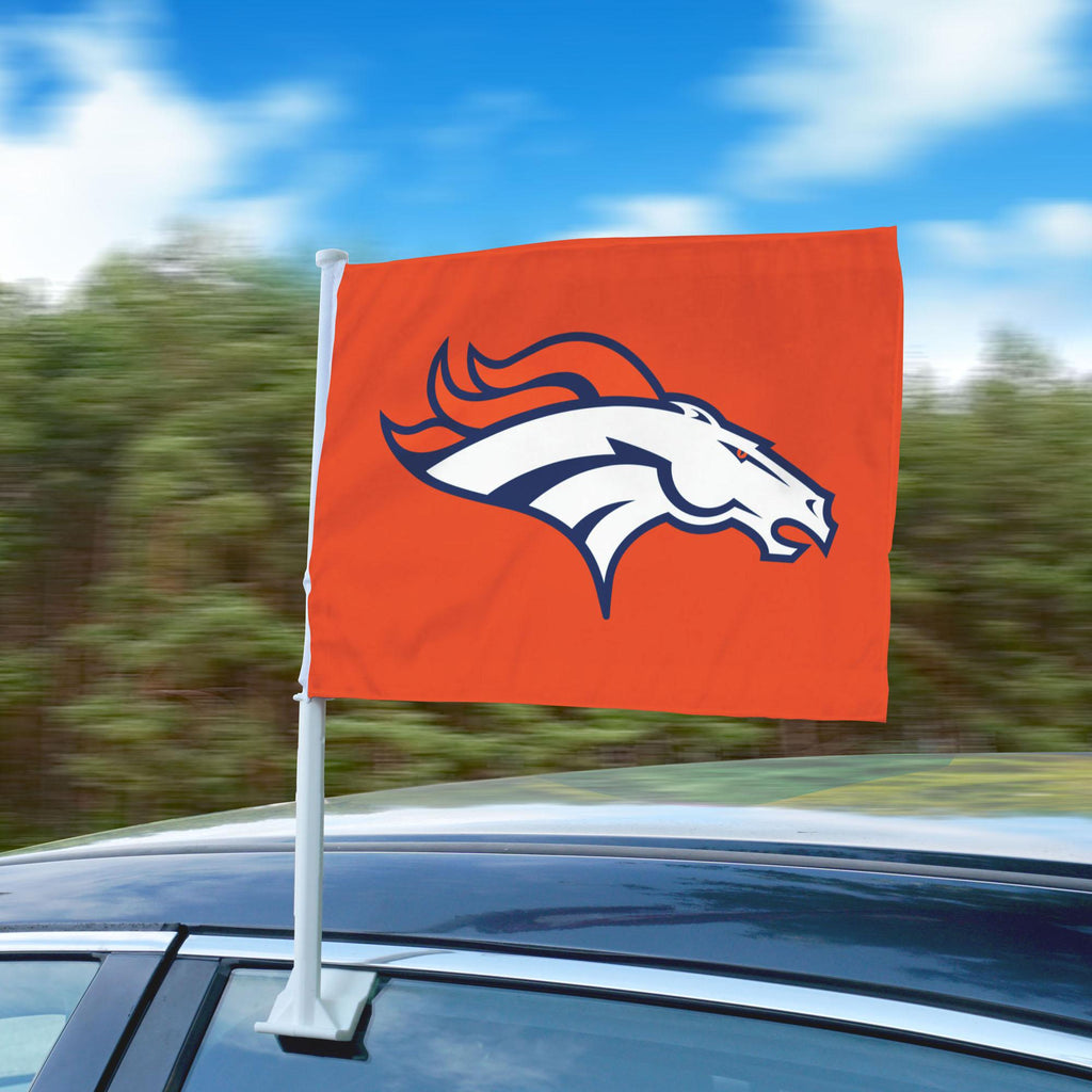 Denver Broncos Car Flag 11" x 14" 