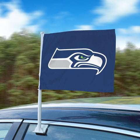 Seattle Seahawks Car Flag 11" x 14" 