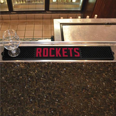 Houston Rockets Drink Mat 3.25"x24" 