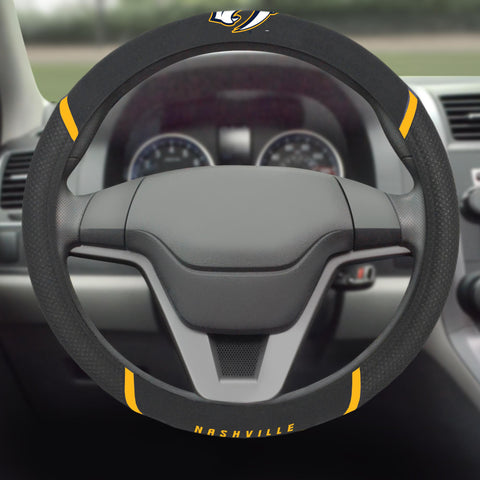 Nashville Predators Steering Wheel Cover 15"x15" 