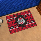 Ohio State Buckeyes Holiday Sweater Starter Mat 19"x30" 