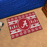 Alabama Crimson Tide Holiday Sweater Starter Mat 19"x30" 