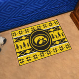 Iowa Hawkeyes Holiday Sweater Starter Mat 19"x30" 