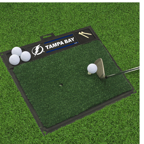 Tampa Bay Lightning Golf Hitting Mat 20" x 17" 