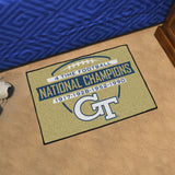 Georgia Tech Yellow Jackets Dynasty Starter Mat 19"x30" 