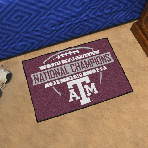 Texas A&M Aggies Dynasty Starter Mat 19"x30" 