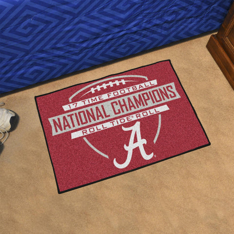 Alabama Crimson Tide Dynasty Starter Mat 19"x30" 