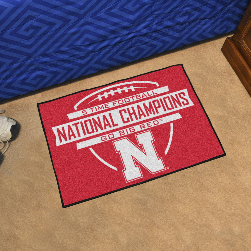 Nebraska Cornhuskers Dynasty Starter Mat 19"x30" 