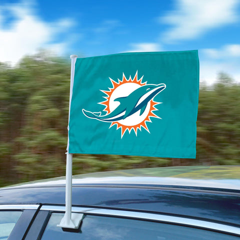 Miami Dolphins Car Flag 11" x 14" 