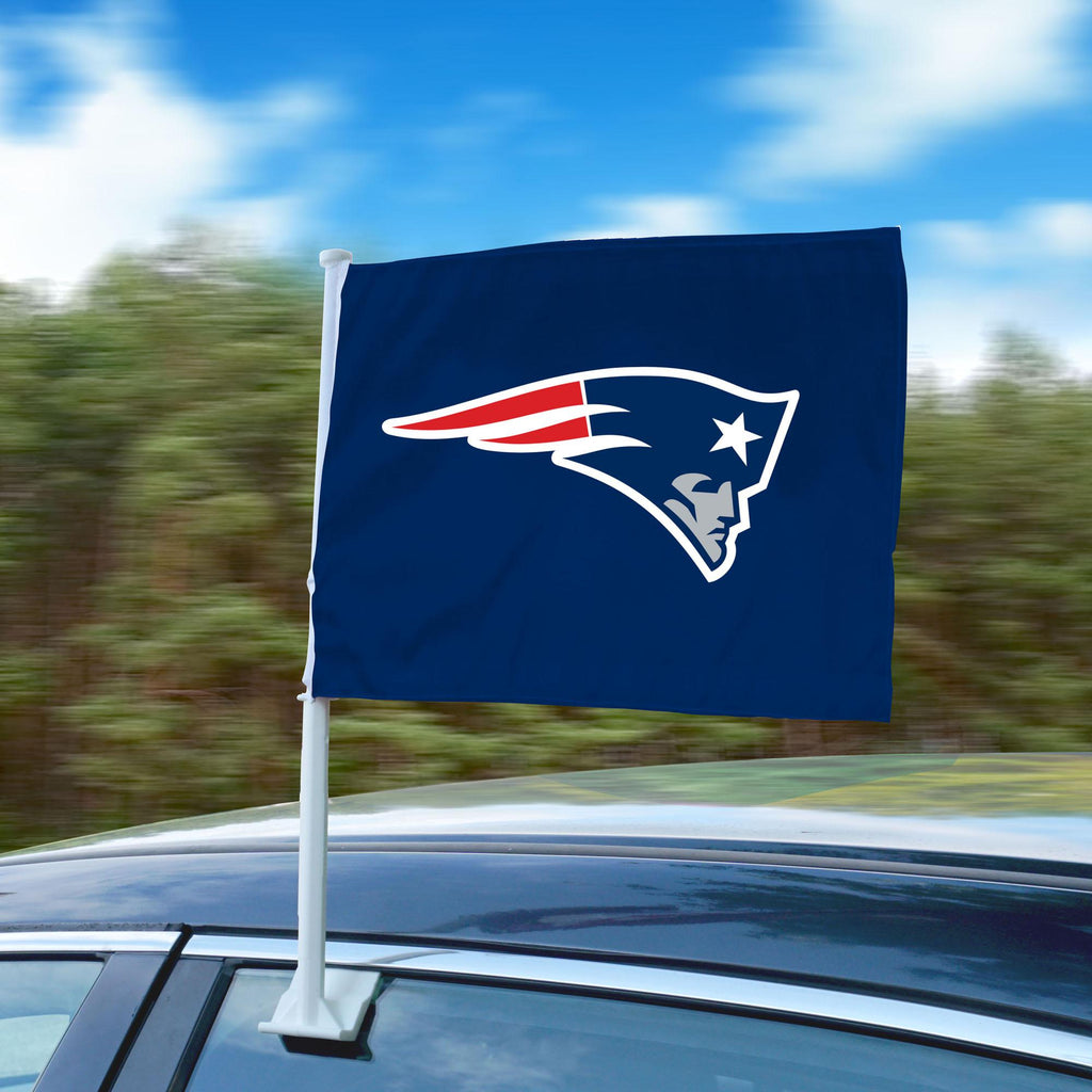 New England Patriots Car Flag 11" x 14" 