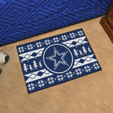 Dallas Cowboys Holiday Sweater Starter Mat 19"x30" 