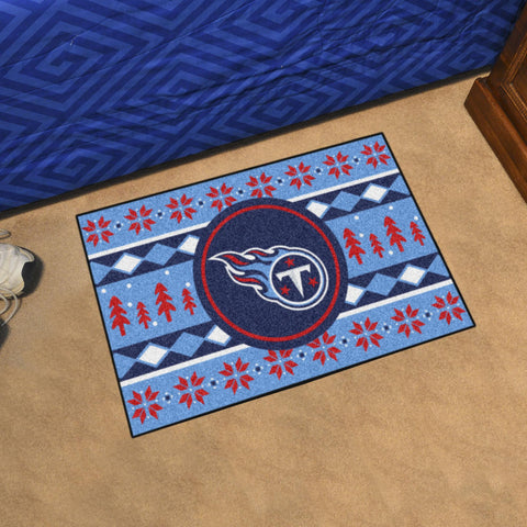 Tennessee Titans Holiday Sweater Starter Mat 19"x30" 