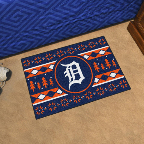 Detroit Tigers Holiday Sweater Starter Mat 19"x30" 