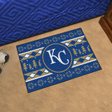 Kansas City Royals Holiday Sweater Starter Mat 19"x30" 