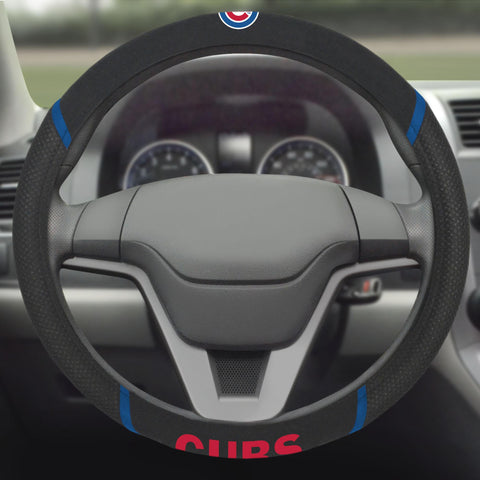 Chicago Cubs Steering Wheel Cover 15"x15" 
