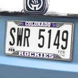 Colorado Rockies License Plate Frame 6.25"x12.25" 