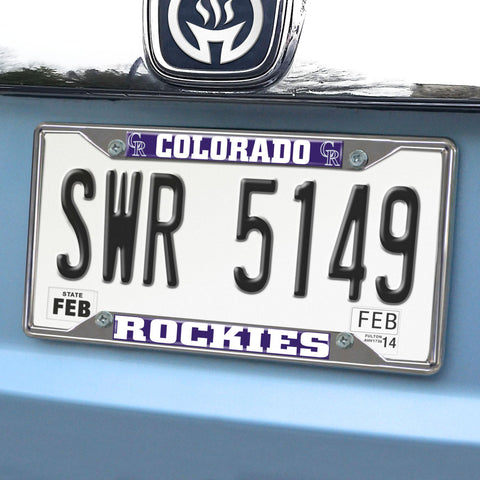 Colorado Rockies License Plate Frame 6.25"x12.25" 