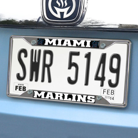 Miami Marlins License Plate Frame 6.25"x12.25" 