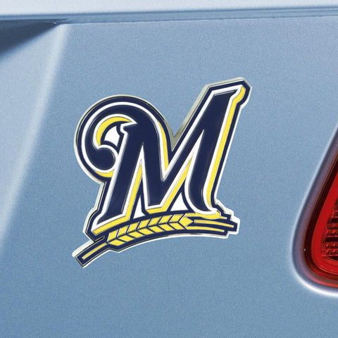 Milwaukee Brewers Color Emblem 3"x3.2" 