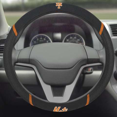 New York Mets Steering Wheel Cover 15"x15" 