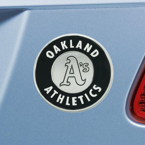 Oakland Athletics Chrome Emblem 3"x3.2" 