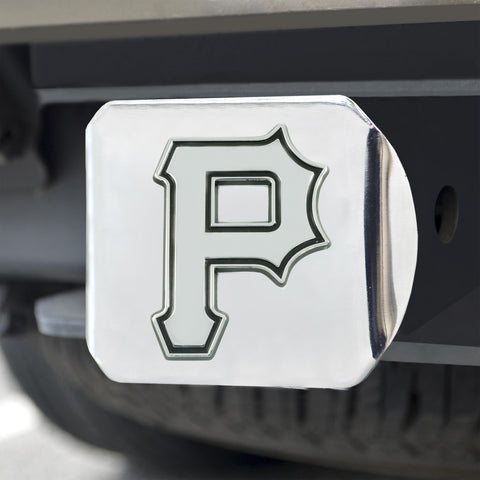 Pittsburgh Pirates Hitch Cover Chrome 3.4"x4" 