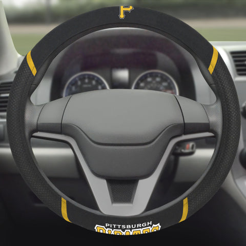 Pittsburgh Pirates Steering Wheel Cover 15"x15" 