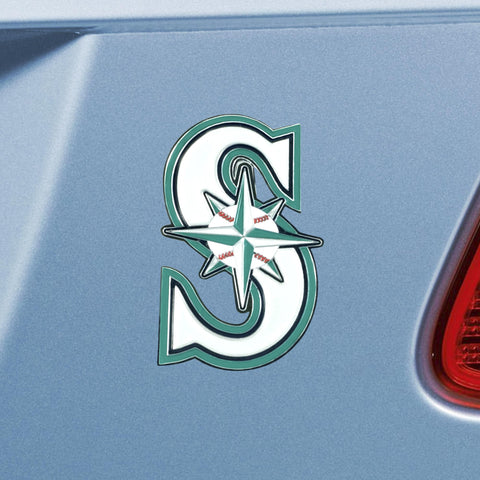 Seattle Mariners Color Emblem 3"x3.2" 