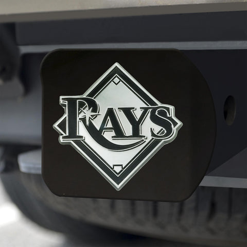 Tampa Bay Rays Hitch Cover Black 3.4"x4" 
