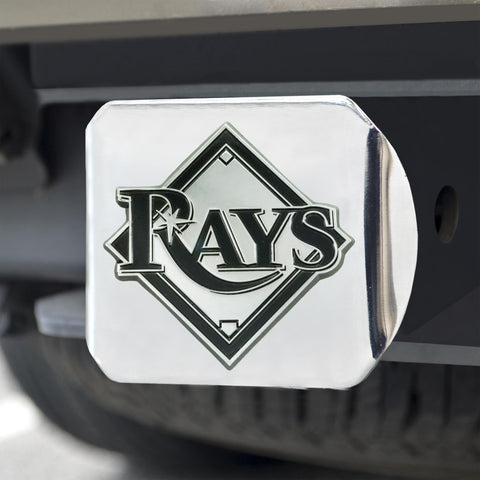 Tampa Bay Rays Hitch Cover Chrome 3.4"x4" 