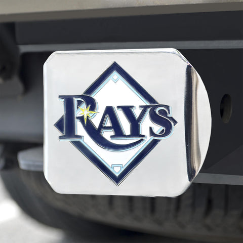 Tampa Bay Rays Color Hitch Chrome 3.4"x4" 