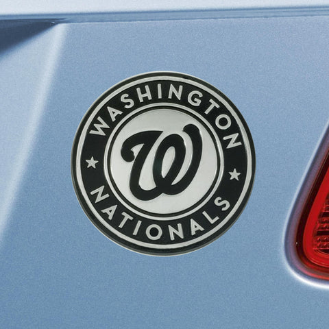 Washington Nationals Chrome Emblem 3"x3.2" 