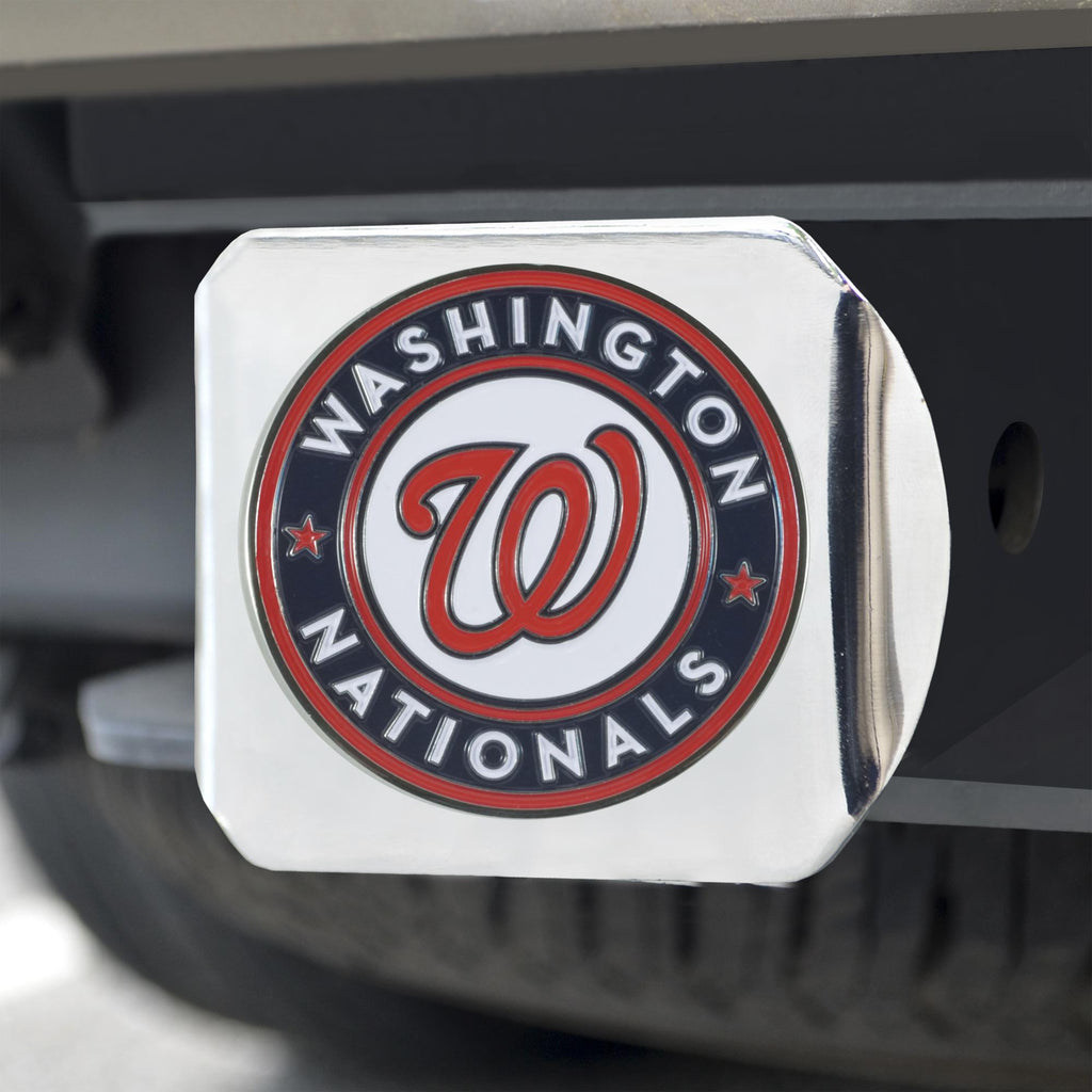 Washington Nationals Color Hitch Chrome 3.4"x4" 