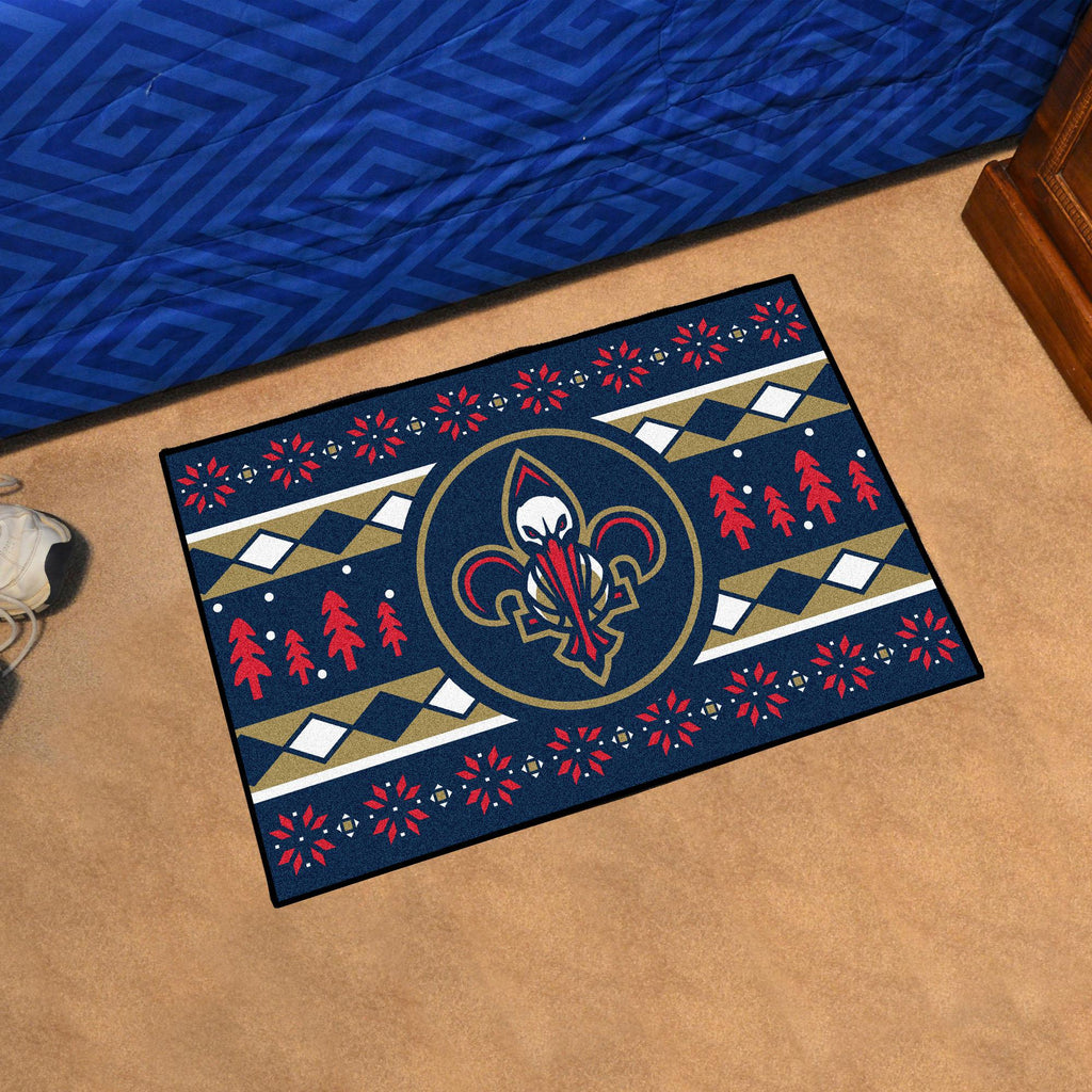 New Orleans Pelicans Holiday Sweater Starter Mat 19"x30" 