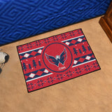 Washington Capitals Holiday Sweater Starter Mat 19"x30" 