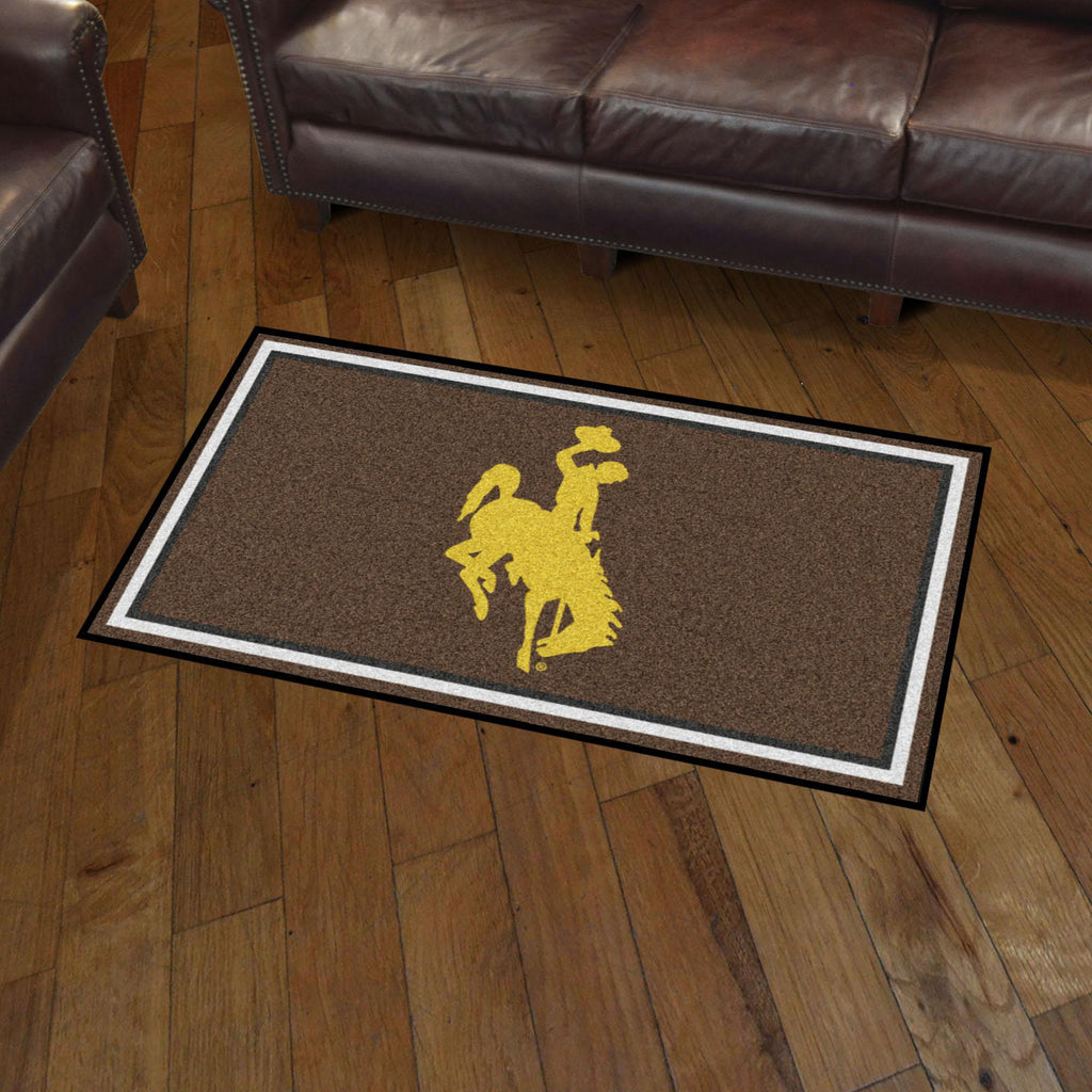 Wyoming Cowboys 3x5 Rug 36"x 60" 