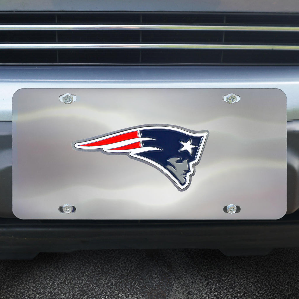 New England Patriots Diecast License Plate 12X6 