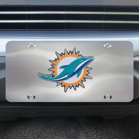 Miami Dolphins Diecast License Plate 12X6 