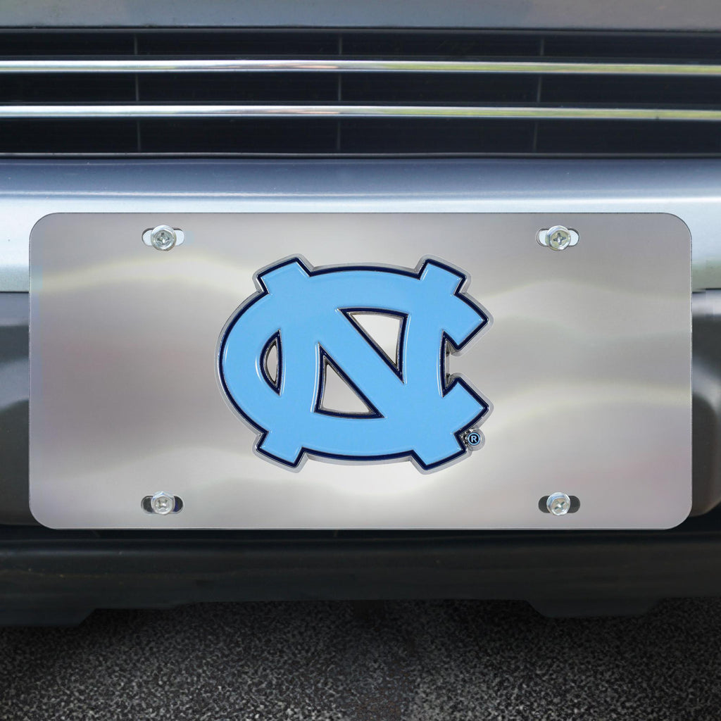 North Carolina Tar Heels Diecast License Plate 12"x6" 