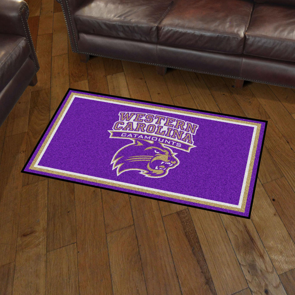 Western Carolina Catamounts 3x5 Rug 36"x 60" 