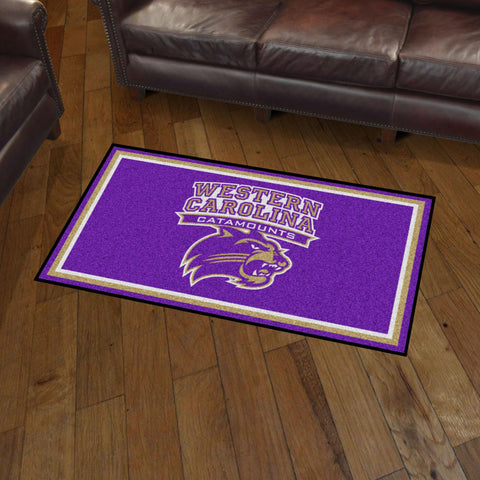 Western Carolina Catamounts 3x5 Rug 36"x 60" 