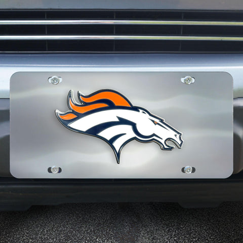 Denver Broncos Diecast License Plate 12"x6" 