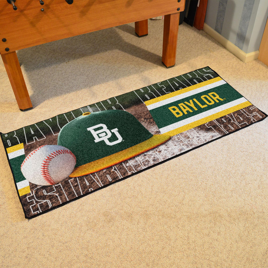 Baylor Bears Baseball Runner 30"x72" 