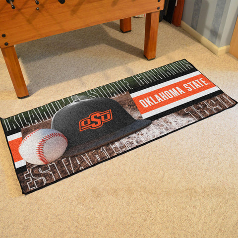 Oklahoma State Cowboys Baseball Runner 30"x72" 