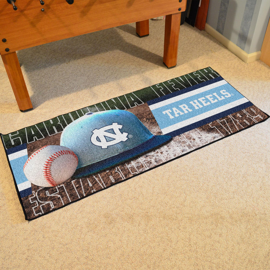 North Carolina Tar Heels Baseball Runner 30"x72" 