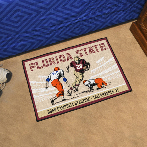 Florida State Seminoles Starter Mat Ticket 19"x30" 