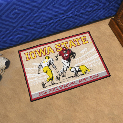 Iowa State Cyclones Starter Mat Ticket 19"x30" 