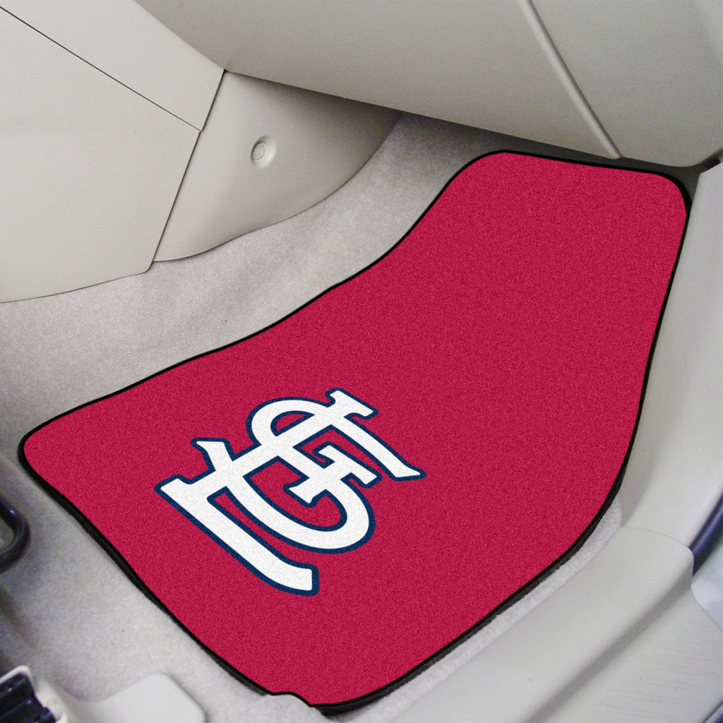 St. Louis Cardinals 2 pc Carpet Car Mat Set 17"x27" 